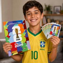 Álbum da Copa do Mundo capa Mole Brochura + 3 Pacotinhos 21Figurinhas Original Panini Álbum da Copa do Mundo capa Mole Brochura + 3 Pacotinhos 21Figurinhas Original Panini