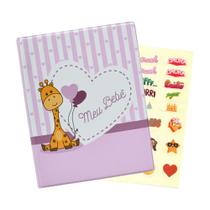 Álbum de 500 fotos 10x15 Meu Bebê Girafa Rosa + ADESIVO Álbum de 500 fotos 10x15 Meu Bebê Girafa Rosa + ADESIVO