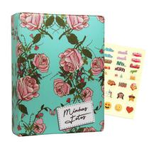 Álbum de 500 fotos 10x15 Rosas c/ ADESIVOS - 10038 - 167898 - TUDOPRAFOTO