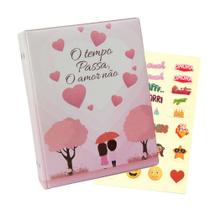 Álbum de 500 fotos 10x15 Tempo com ADESIVOS Álbum de 500 fotos 10x15 Tempo com ADESIVOS