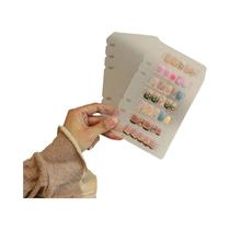 Álbum De Armazenamento Para Arte De Unhas De Grande Capacidade, Quadro De Exibição DIY, Organizador