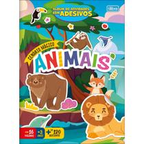 Álbum de Atividades com Adesivos Cenário Mágico Animais 8 Folhas Álbum de Atividades com Adesivos Cenário Mágico Animais 8 Folhas
