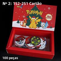 Álbum De Cartas Colecionáveis Pokémon Tazos 1ª/2ª/3ª Geração 30/141/160PCS Pikachu Charizard Trainer