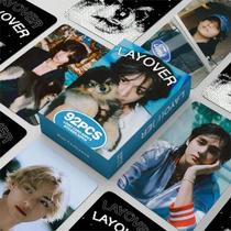 Álbum de Cartas de Jogos LOMO com 92 Cartões Fotográficos Coloridos e Caixa Laser