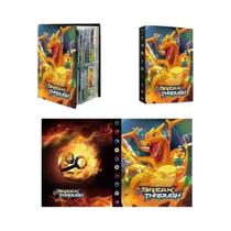 Álbum De Cartas Pokémon Com 240 PCS, Capa Para Cartas Gengar Charmander, Pasta Para Jogos VMAX GX EX