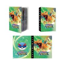 Álbum De Cartas Pokémon Com 40 PCS, Livro De Animação Cartoon, Holder Binder Folder Para Charizard