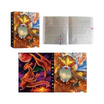 Álbum de Cartas Pokémon Infantil com 9 Bolsos para 540 Cartas - Pikachu, Anime, Coleção de Jogos