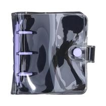 Álbum De Cartões Mini De 3 Polegadas Em Cores Sólidas, Livro De Armazenamento De Fotos, Bolsa De