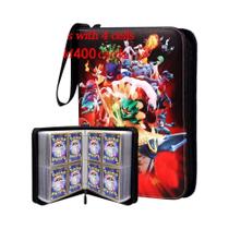 Álbum De Cartões Pokémon Com 400 PCS, Pasta De Fotos Com Zíper Em PU, Pasta De Brinquedos Para