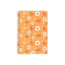 Álbum de coleção de adesivos reutilizável YUATCYA A5 Orange