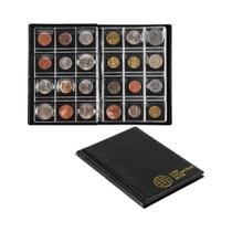 Álbum De Coleção De Moedas Com 120 Bolsos Organizador De Moedas Comemorativas Para Colecionadores