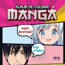 álbum de colorir - mangá