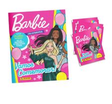 Album De Figurinha Capa Mole Barbie Aniversário 65 Anos, Panini + 40 Envelopes