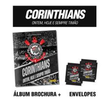Album De Figurinha Capa Mole Corinthians 115 Anos Panini + 40 Envelopes
