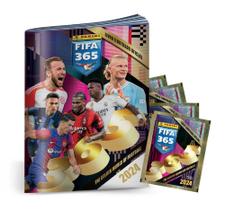 Album De Figurinha Capa Mole Fifa 365 2024 Panini + 10 Envelopes