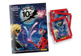 Album De Figurinha Capa Mole Miraculous Ladybug 10 Anos, Panini + 30 Envelopes