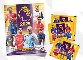 Album De Figurinha Capa Mole Premier League 2024/25, Panini + 40 Envelopes