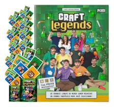 Album De Figurinha Craft Legends Minecraft C/75 Figurinhas