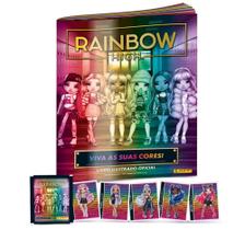 Album De Figurinha Rainbow High Viva As Suas Cores Panini + 10 Envelopes