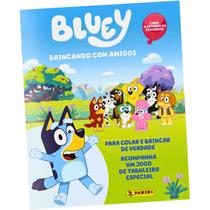Álbum de Figurinhas Bluey Brincando C Amigos Brochura Panini