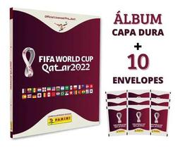 Album De Figurinhas Capa Dura Copa Do Mundo Fifa Qatar 2022 + 10 Envelopes - PANINI