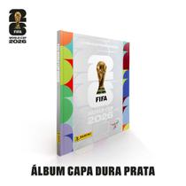 Álbum de Figurinhas Capa Dura Prata Copa do Mundo FIFA 2026 EUA Panini Pré-Venda Álbum de Figurinhas Capa Dura Prata Copa do Mundo FIFA 2026 EUA Panini Pré-Venda