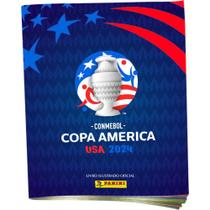 álbum de Figurinhas Copa América 2024 Brochura Pacote com 20