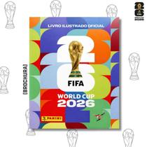 ÁLBUM DE FIGURINHAS COPA DO MUNDO OFICIAL FIFA 2026 Capa Brochura Futebol Seleção