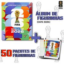 ÁLBUM DE FIGURINHAS COPA DO MUNDO OFICIAL World Cup FIFA 2026 Capa Dura e 50 envelopes ÁLBUM DE FIGURINHAS COPA DO MUNDO OFICIAL World Cup FIFA 2026 Capa Dura e 50 envelopes
