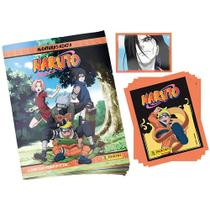 Álbum de Figurinhas Naruto Clássico 60 Cromos Aventuras Ninja