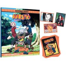 Álbum de Figurinhas Naturo Clássico 2024 II Capa Dura + 15 Figurinhas Naruto Ninjas Lendários