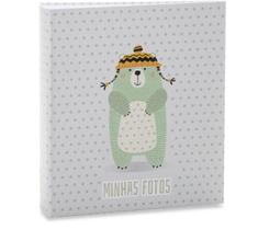 Álbum de Fotografia Infantil 200 Fotos 10x15 Rebites Ical