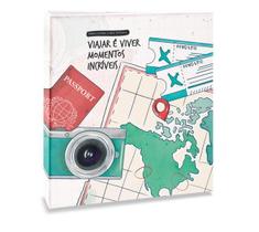 Álbum de Fotografia Viagem 120 Fotos 10x15 Rebites Ical