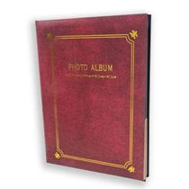 Álbum de Fotos 100 Fotos 10x15 Clássico Capa Dura Brochura com 50 Folhas de Bolso para Guardar Lembranças e Memórias
