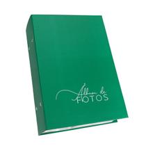 Álbum De Fotos 10X15/512 Fotos Verde Fosco Material Premium