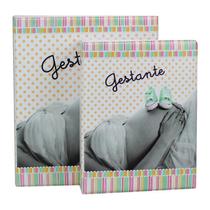 Álbum de Fotos 10x15 Gestante 500 fotos c/ Estojo Fecho Imã - 4695 - 21957/362