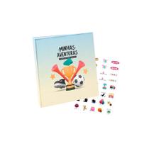 Álbum de fotos 200 fotos 10x15 Minhas Aventuras com adesivos