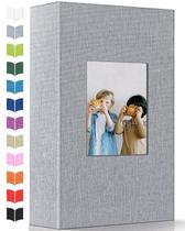 Álbum de fotos Artfeel 10x15cm com 300 bolsos, capa de linho Álbum de fotos Artfeel 10x15cm com 300 bolsos, capa de linho