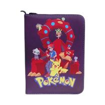 Álbum de Fotos com 400 Zíperes de PU para Cartões Pokémon - Porta-Cartões e Photocards