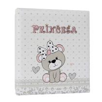 Álbum de fotos com estojo para bebê 15x21/20x25 - ursinha menina Álbum de fotos com estojo para bebê 15x21/20x25 - ursinha menina