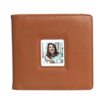 Álbum De Fotos Compacto Em Couro PU Para Polaroid Go Com 288 Bolsos 26x21cm Suporte Para Fotos