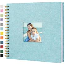 Álbum de fotos de álbum de recortes Hiwhy Linen Cover 25x25cm Memory Book Álbum de fotos de álbum de recortes Hiwhy Linen Cover 25x25cm Memory Book