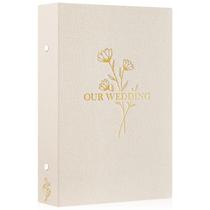 Álbum de fotos de casamento Lanpn 4x6 300 Photos Slip in Beige