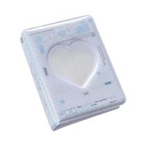 Álbum De Fotos Em Forma De Coração Estilo Coreano De 3 Polegadas Com 40 Bolsos Para Armazenamento De