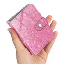 Álbum de fotos FINTIE Mini para filmes de 2 x 3 polegadas, 52 bolsos, rosa