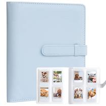 Álbum de fotos Hearoo 128 bolsos para Fujifilm Instax Mini Blue