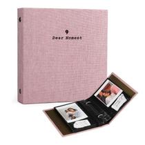 Álbum de Fotos Instax para 50 fotos Dear Moment Rosa Álbum de Fotos Instax para 50 fotos Dear Moment Rosa