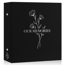 Álbum de fotos Lanpn OUR MEMORIES 10x15cm 600 bolsos pretos