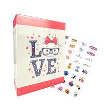 Álbum de Fotos Love Gatinha para 500 Fotos 10x15 com Adesivos