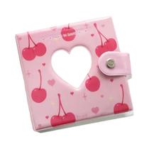 Álbum De Fotos Love Heart Hollow 3 Polegadas Urso Fofo Kpop Carteira De Cartões Álbum De Leite